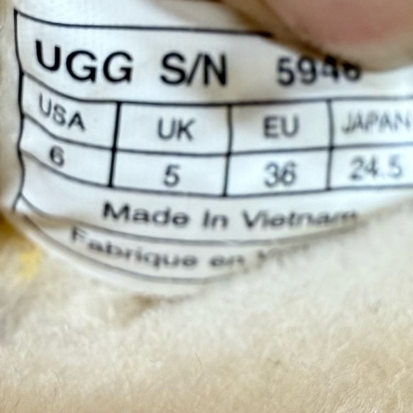 UGG Fuchsia Suede Women's Boots SZ 6- Box11 - Picture 5 of 7